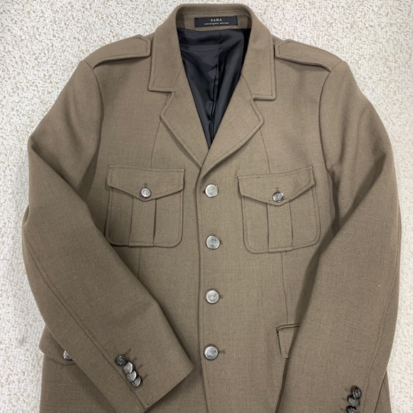 Zara Other - Zara Men’s Military Inspired Blazer